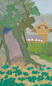 山寺の古木