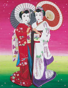 春に佇む